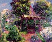 William Glackens Garden at Hartford oil painting
